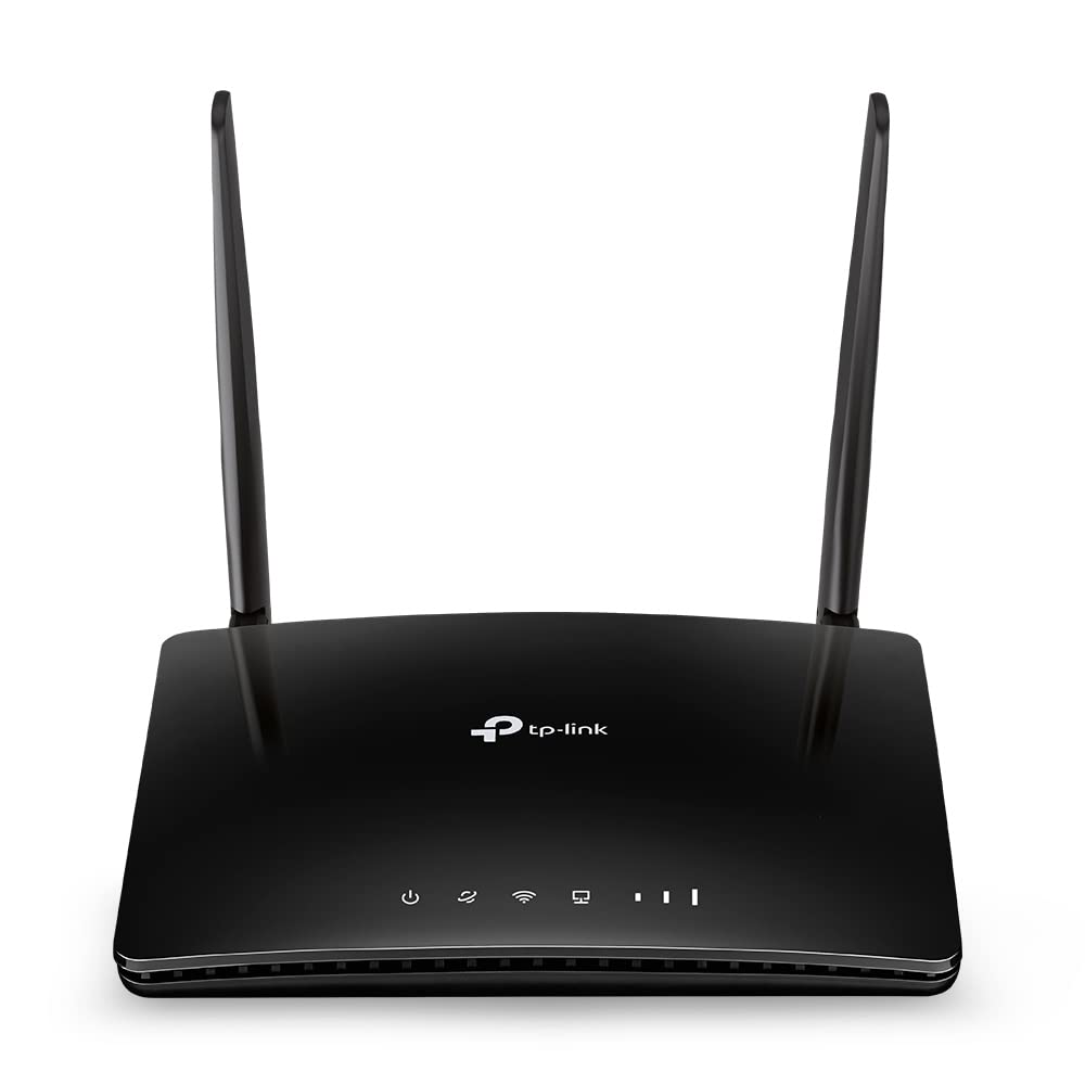 TP-Link TL-MR6400 LTE Router, 4G Router unterstützt SIM Karten, 4G Cat4 bis zu 150 Mbit/s, WLAN 2.4G