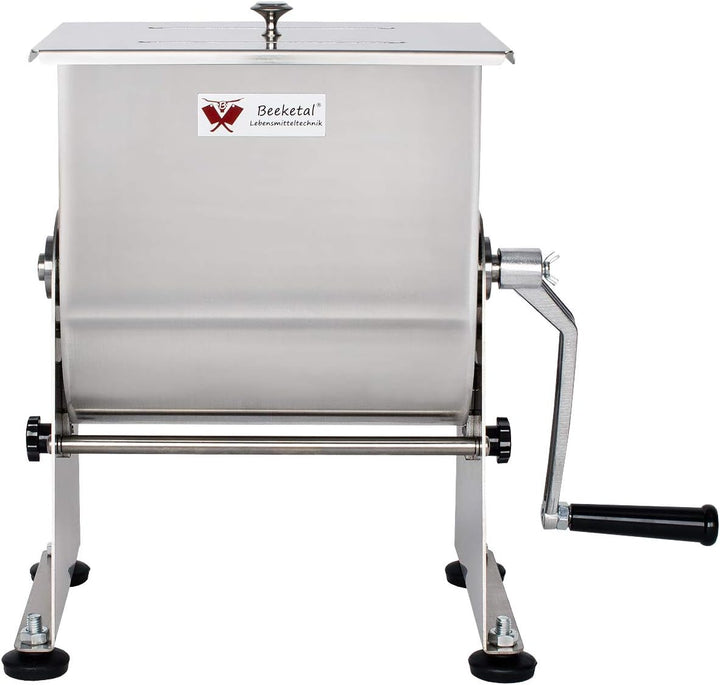 Beeketal 'BPM-10' Edelstahl Marinator Vermenger mit Kippfunktion und ca. 10 Liter Volumen, Butterfly