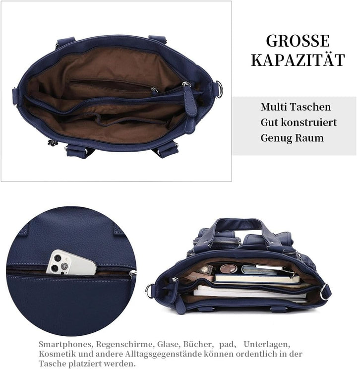 KL928 Handtasche Damen Tasche Umhängetasche Schultertasche Damentaschen gross für Damen Frauentasche