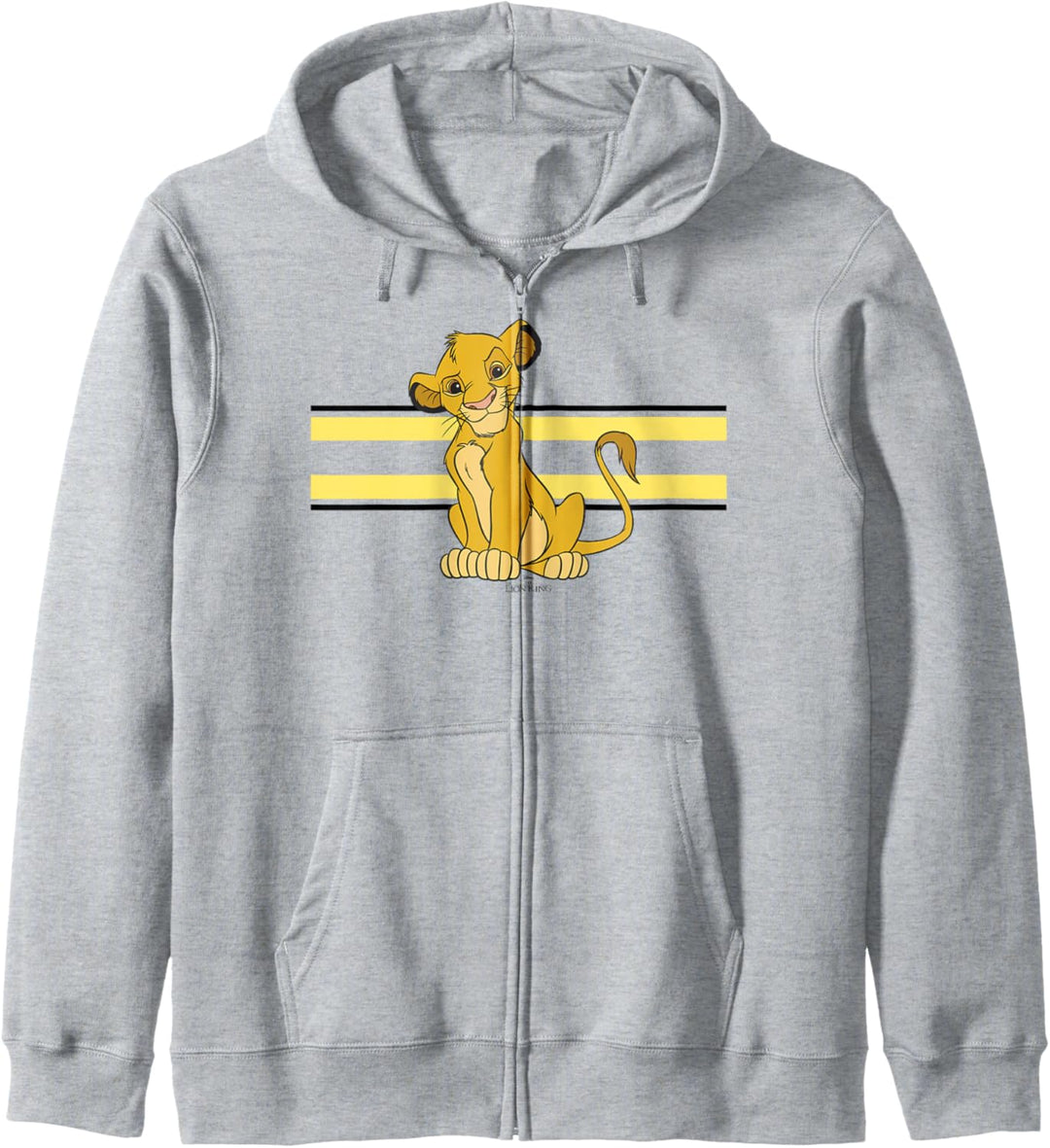 Disney The Lion King Simba Stripe Portrait Kapuzenjacke