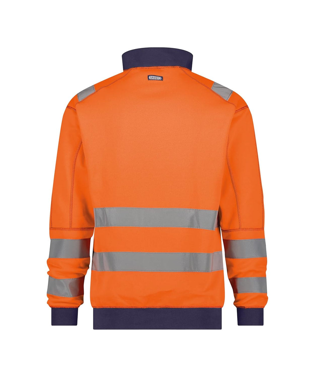 DASSY® Denver DASSY® Denver Warnschutz Sweatshirt - maat XS - NEONORANGE/DUNKELBLAU, L