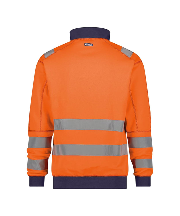 DASSY® Denver DASSY® Denver Warnschutz Sweatshirt - maat XS - NEONORANGE/DUNKELBLAU, L
