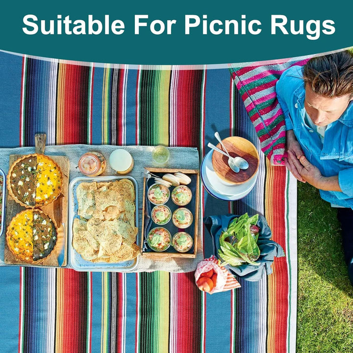 Mexikanische Decke Sarape Picknick Decke ÜBerwurf Tisch Decke Heiss Stange für Yoga, 120X180Cm