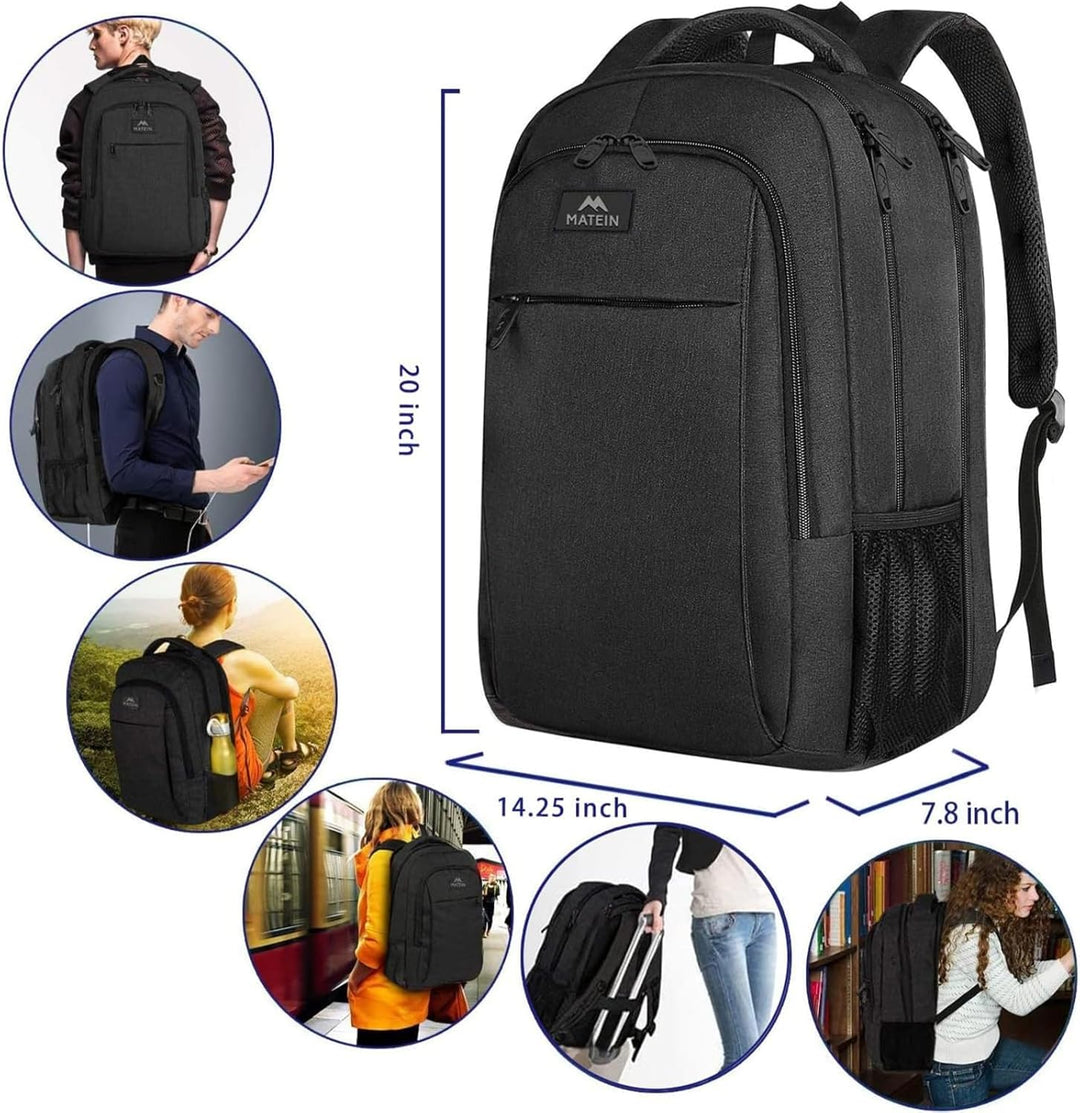 MATEIN Grosser Rucksack Herren, Laptop Rucksack 18 zoll, Reise Rucksack Gross | Wasserdicht Laptopta