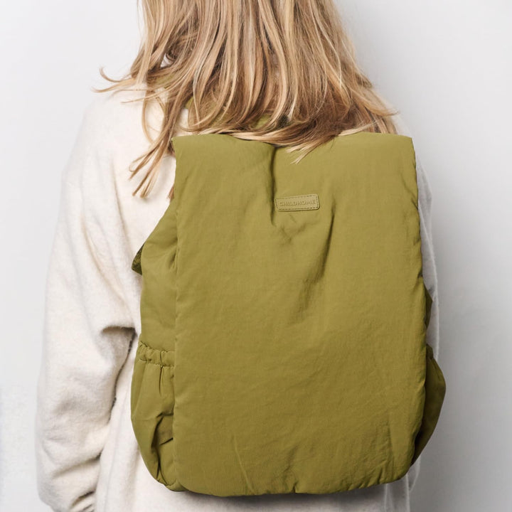 CHILDHOME, Wickelrucksack Mellow, Integrierte Wickelmatratze, Organisierte Fächer, Thermotasche, Feu