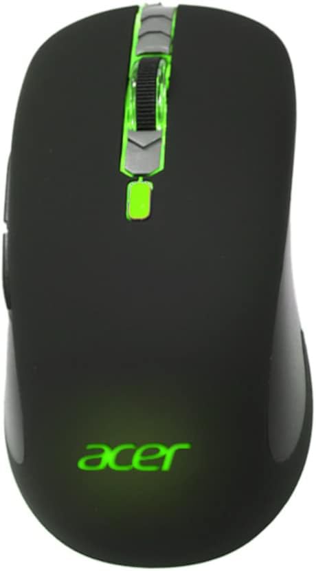 Acer, Gaming-Maus TWIST-GM1100, gummiertes ABS, 4 mehrfarbige LED-Effekte, 6 Tasten, 6400 DPI, 66 IP