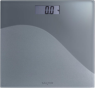 Salter SA00287WVFEU12 Wave Electronic Badwaage - Frosted Glas, 180kg Kapazität, strukturierte Plattf