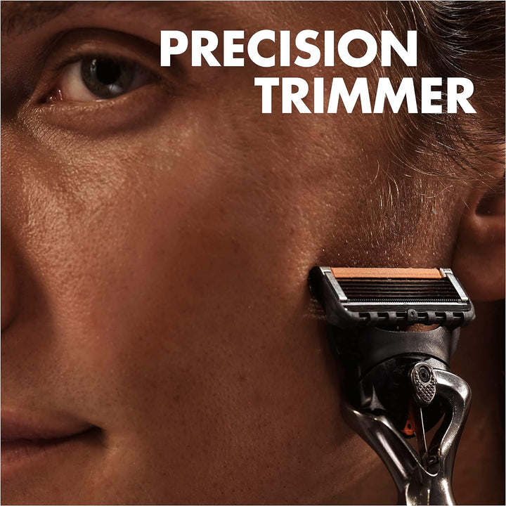 Gillette Fusion ProGlide Rasierklingen für Herren mit Präzisionstrimmer, 14 Stück Nachfüllklingen (f