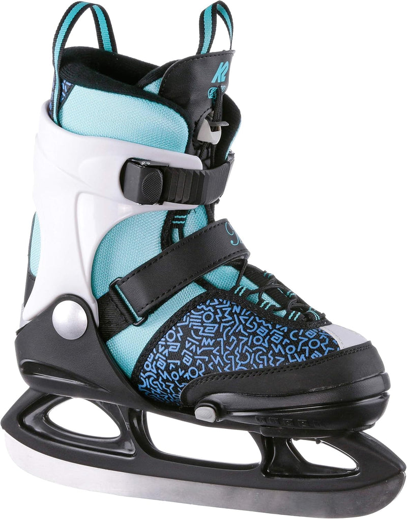 K2 Mädchen Marlee Ice Skates XS (EU: 26-31 / UK: 7-11 / US: 8-12) Single black - blue - light blue,