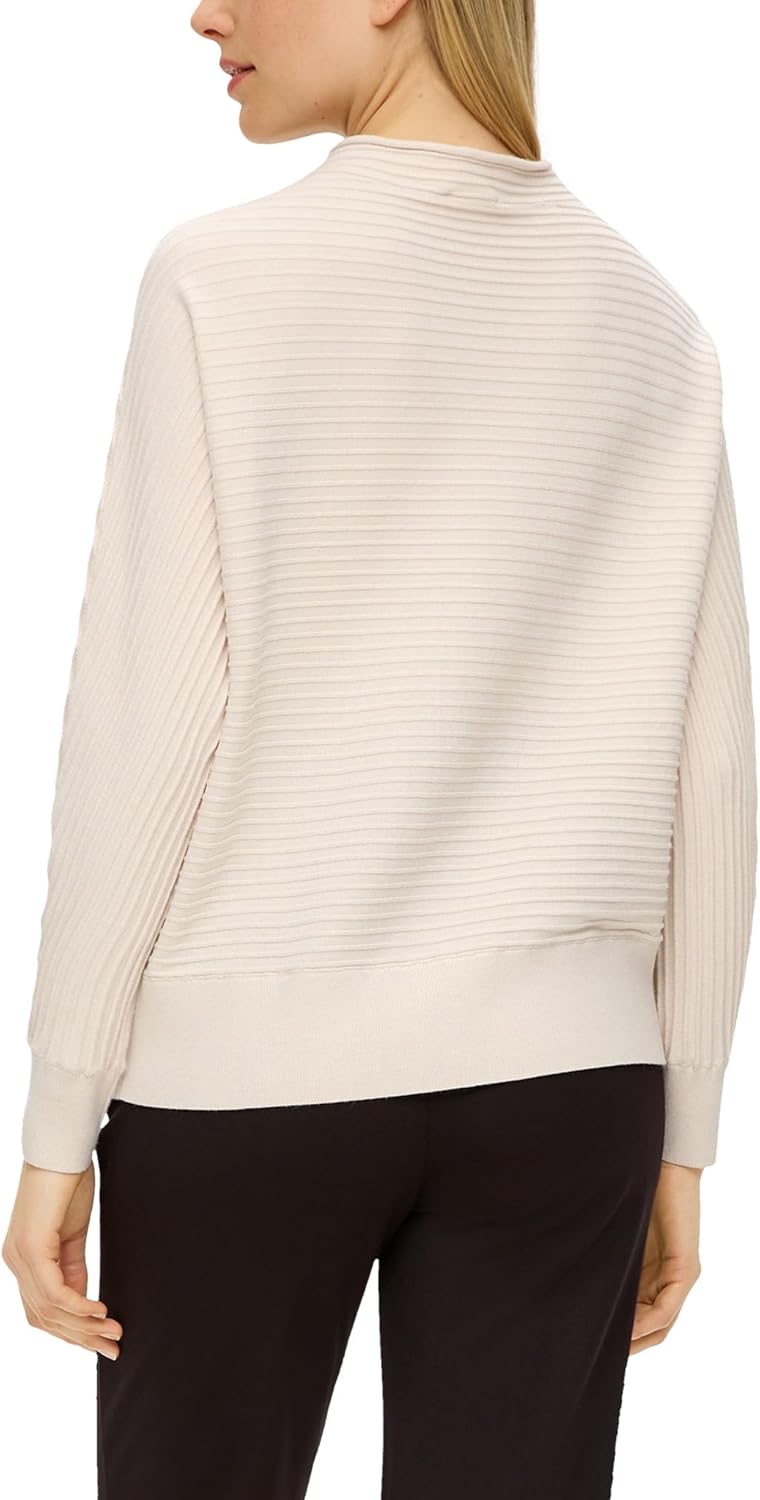 s.Oliver Strickpullover mit Fledermausärmeln 36 Beige, 36 Beige
