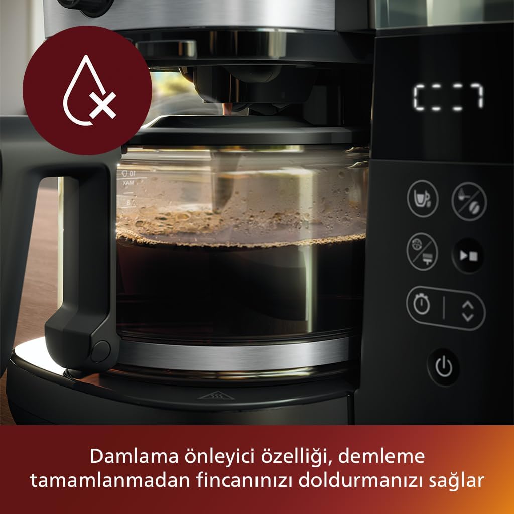 Philips Grind&Brew Coffee Machine (HD7888/01)