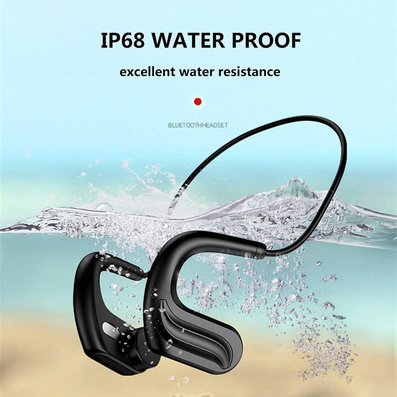 ESSONIO wasserdichte kopfhörer Schwimmen knochenschall kopfhörer Bluetooth 5.0,Offenes Design kopfhö