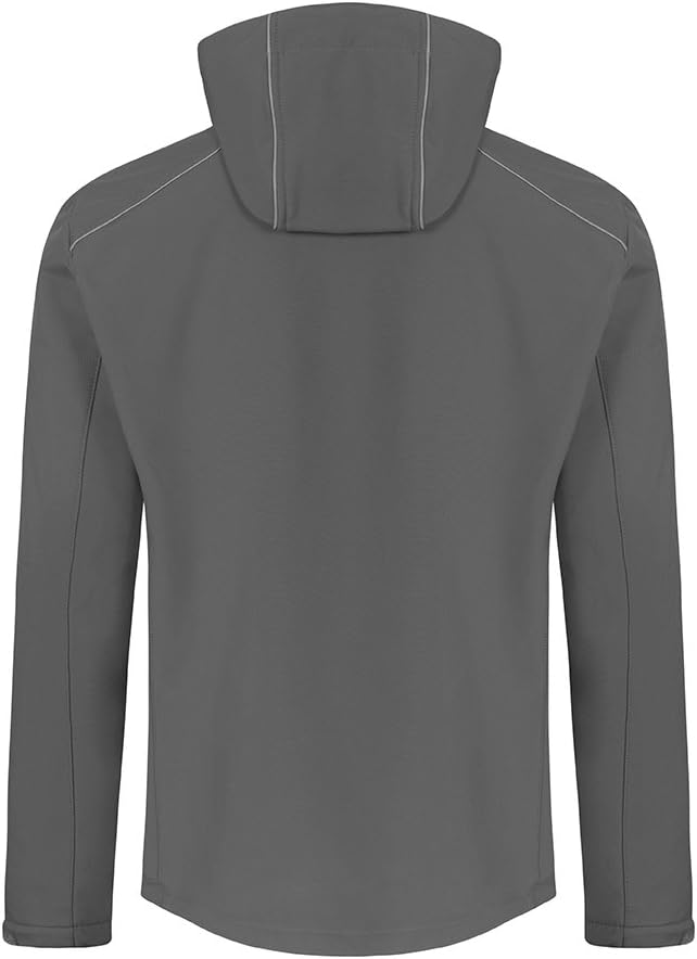 Softshell Jacke Plus Size Herren, Stahlgrau, XXXL