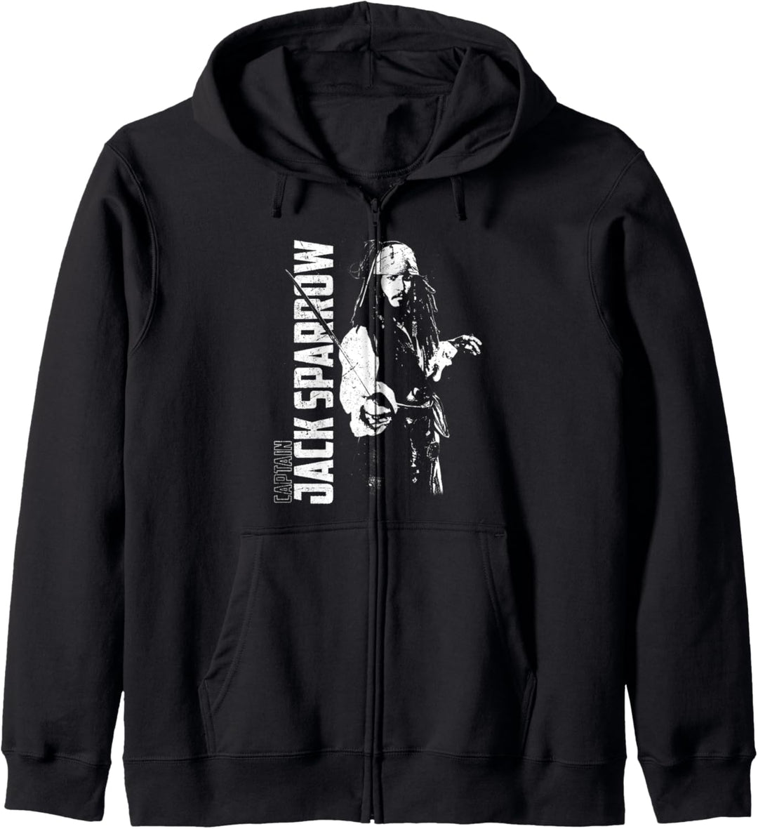 Disney Pirates of the Caribbean Captain Jack Sparrow Poster Kapuzenjacke