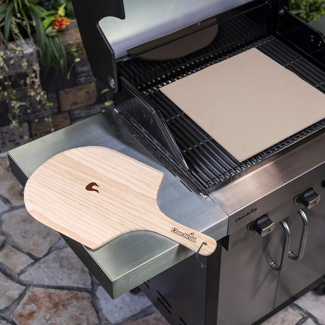 Char-Broil 140787 - Set mit rechteckigem Pizzastein
