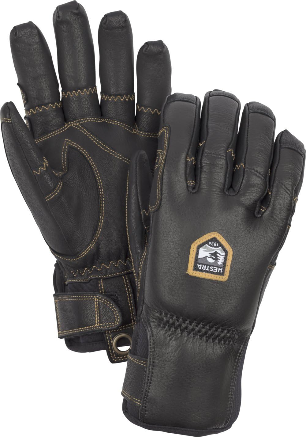 Hestra Unisex Grip Incline 5-Finger schwarz / schwarz 7, schwarz / schwarz 7