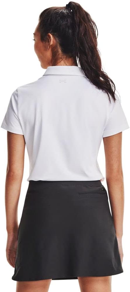 Under Armour Damen Zinger Short Sleeve Golf Polo Short-Sleeve Polos XS Weiss (100)/Weiss, XS Wei&amp;