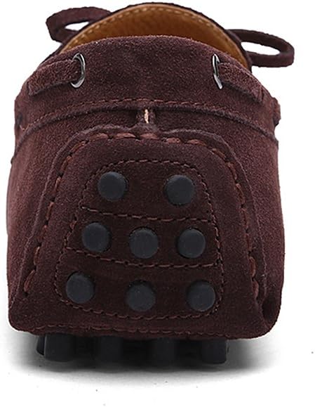 Herren Weich Wildleder Fahrschuhe Halbschuhe Handgefertigt Moccasin Slippers Grosse Grösse 44.5 EU K