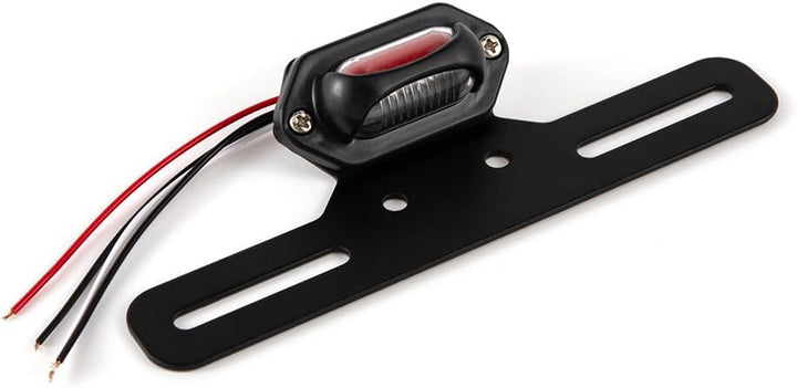 Motorrad Rücklicht LED mit Halterung Motorradrücklicht Bremslicht Kennzeichenbeleuchtung E-geprüft R