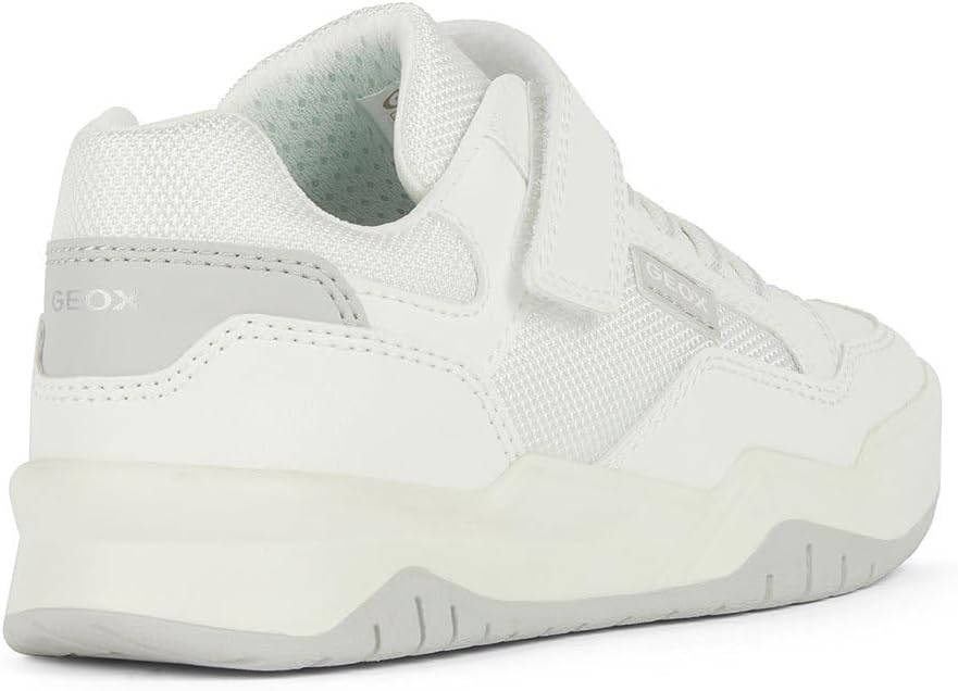 Geox Jungen J Perth Boy B Sneakers 30 EU White Lt Grey, 30 EU White Lt Grey