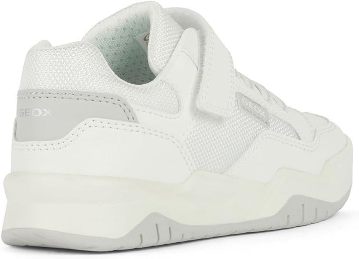 Geox Jungen J Perth Boy B Sneakers 30 EU White Lt Grey, 30 EU White Lt Grey