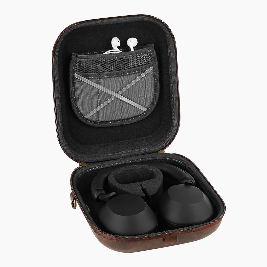 Geekria UltraShell Headphones Case for Lay Flat Over-Ear Headphones, Replacement Hard Shell Travel C