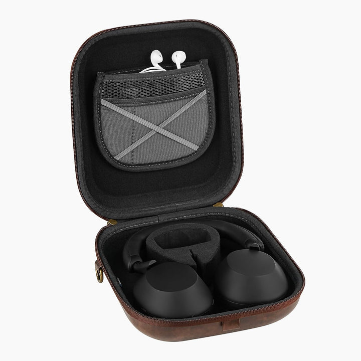 Geekria UltraShell Headphones Case for Lay Flat Over-Ear Headphones, Replacement Hard Shell Travel C