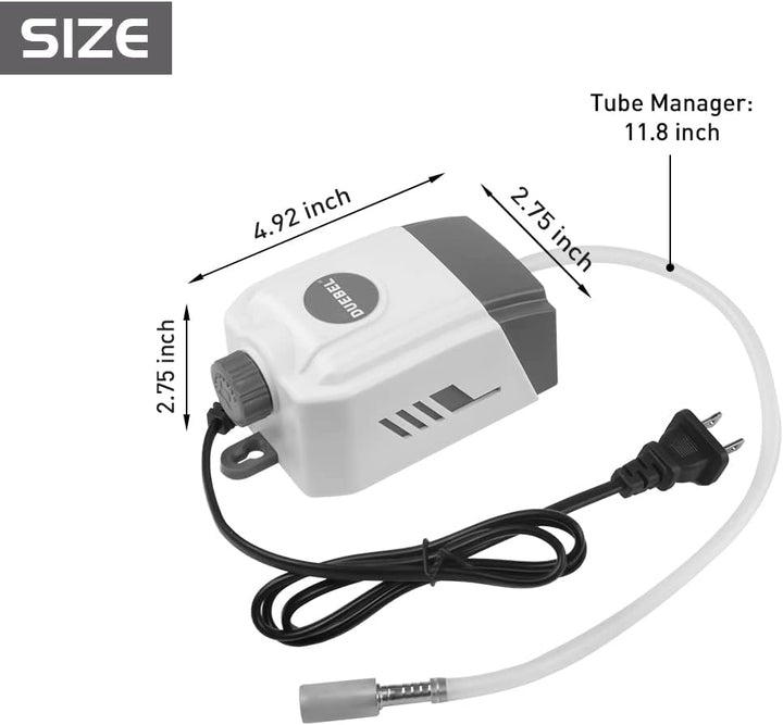 DUEBEL Molekulare Gastronomie Schaum Generator, Stufenlose Geschwindigkeit Regulierung Schaum Erzeug