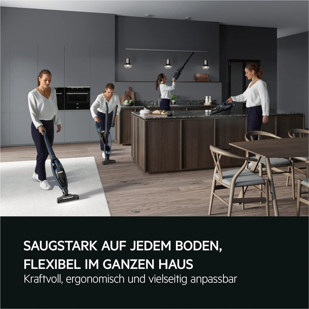 AEG QX7-1-I360 Akku Staubsauger kabellos / Staubsauger beutellos / leise / Handstaubsauger Akku / 50
