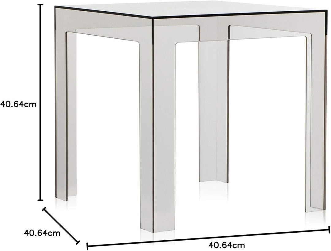 Kartell Jolly Tisch, Helles Fumé Fumé Chiaro, Fumé Chiaro