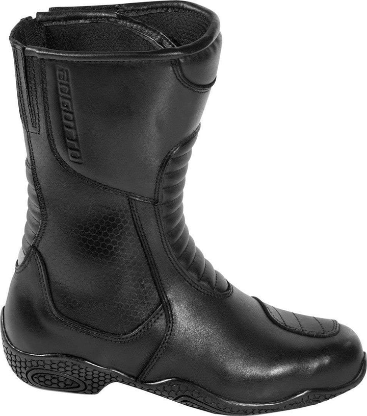 Bogotto Zora wasserdichte Damen Motorradstiefel, schwarz, 36 36 EU Schwarz, 36 EU Schwarz