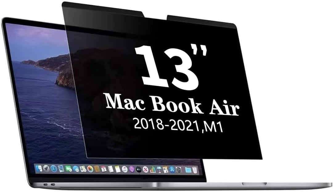 Pozlle Magnetischer Sichtschutz kompatibel mit MacBook Air 13 Zoll (2018-2021,M1), Anti-Blau-Licht-B
