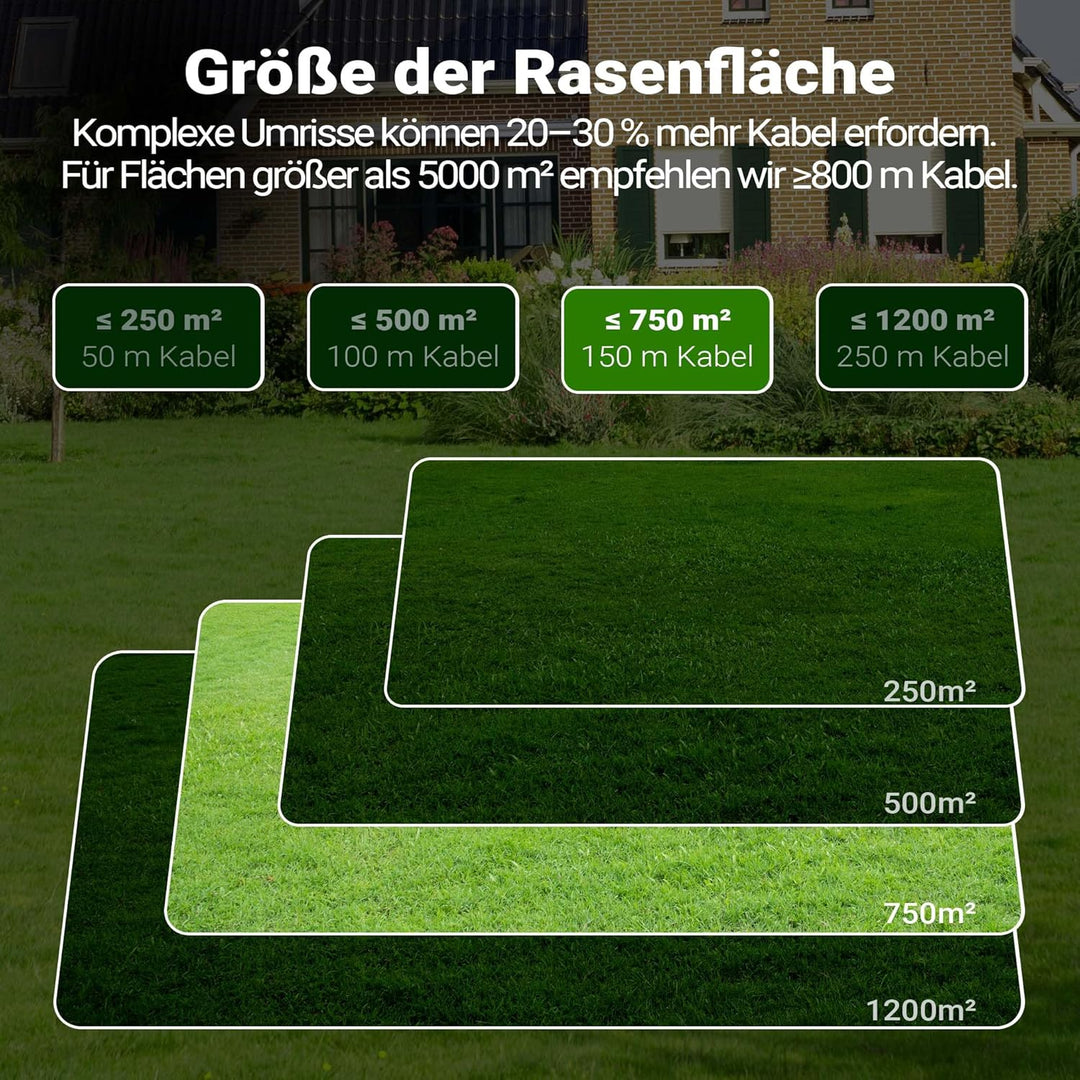 150m Begrenzungskabel 2,7mm Installationskabel Mähroboter Rasenmäher Kupferdraht verzinnt