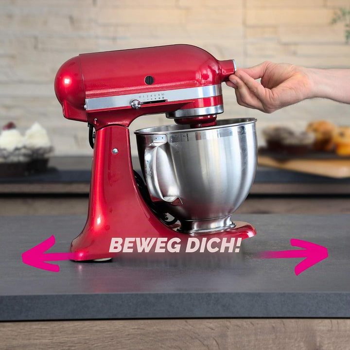 Kitty Professional Gleitfuss "Mover" kompatibel mit 4,3 und 4,8 Liter KitchenAid Küchenmaschinen 4,3