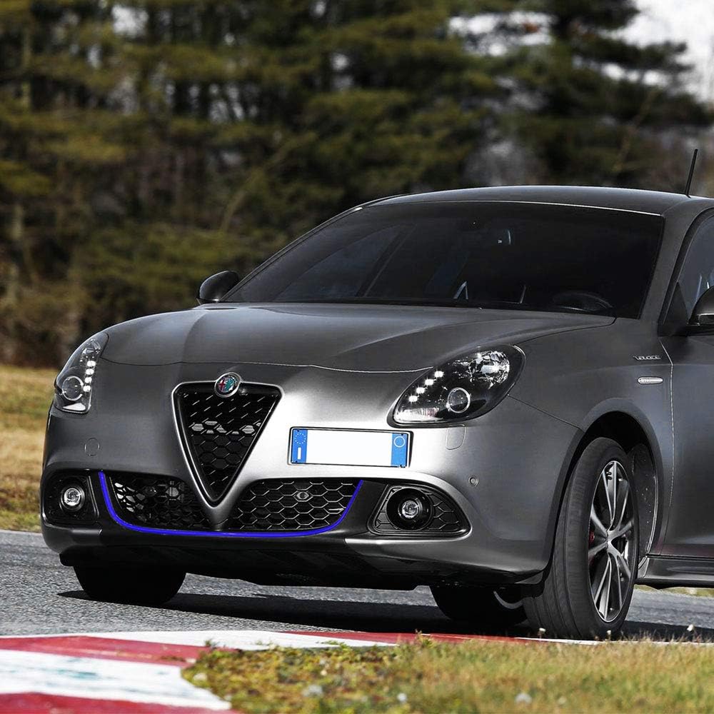 4R Quattroerre.it 31875 Blaues Klebeprofil für Alfa Giulietta Dam vordere + hintere Stossstange mit