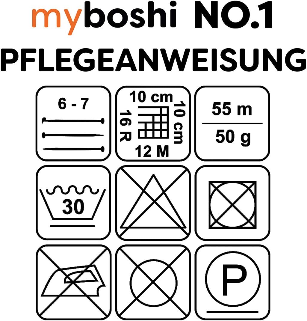 myboshi Strickset Mütze Irvine, Strickpaket für Fortgeschrittene, inkl. No.1 Wolle, Nadel, Anleitung