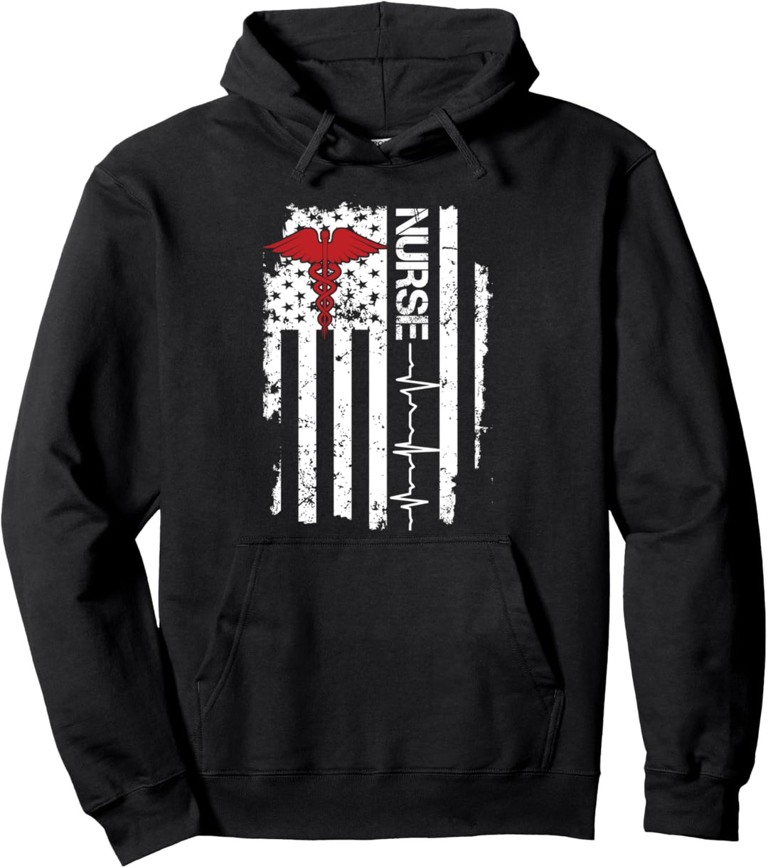 Puls Krankenschwester Sanitäter United States Nurse Medic Pullover Hoodie