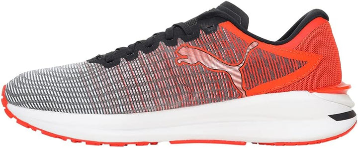 PUMA Herren Electrify Nitro Turn Laufschuh 44 EU Puma Black Metallic Silver Cherry Tomato, 44 EU Pum
