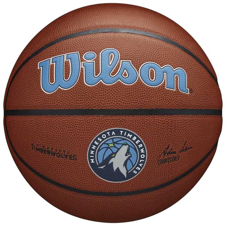 Wilson Unisex-Adult NBA Team Composite Basketball 7 Minnesota Timberwolves, 7 Minnesota Timberwolves
