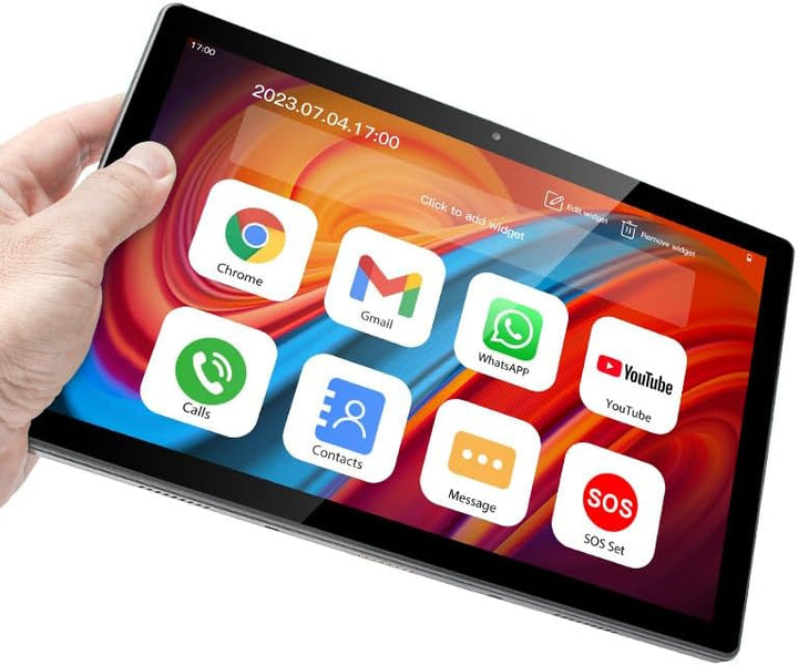 Lipa F50 Senioren-Tablet - Senioren Handy - Senioren Telefon 4G - Mit Dockingstation - 10,1 Zoll - 4