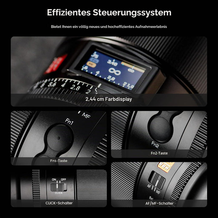 VILTROX AF 16mm F1.8 FE Objektiv für Sony E Mount, grosse Blende F/1.8 Vollformat-Weitwinkelobjektiv