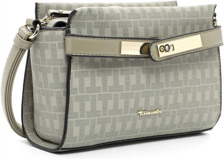Tamaris Umhängetasche Lala 32110 Damen Handtaschen Ornament Einheitsgrösse Khaki, Einheitsgrö&#