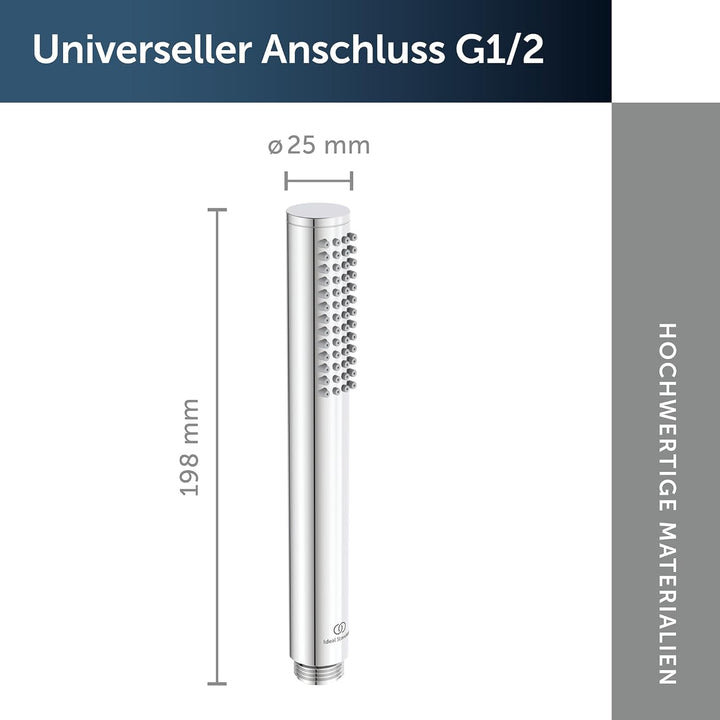 Ideal Standard BC774AA Idealrain Atelier Handbrause, stick Chrom, Chrom