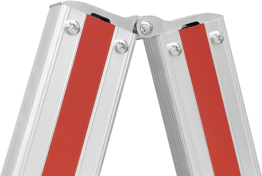 Hymer 402310 Sprossenstehleiter beidseitig begehbar, 2x5 Sprossen