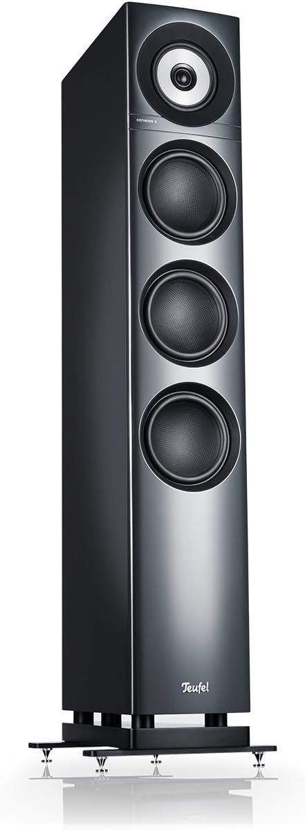 Teufel DEFINION 3 HiFi Standautsprecher Paar - High-End-Stereo-Lautsprecher in 3-Wege-Technologie mi