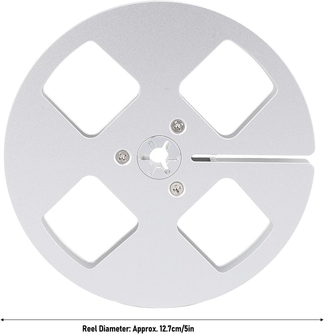 1/4 5 Zoll Leere Bandspule, 4 Loch Leerspule aus Aluminiumlegierung für NAGRA für Studer Take Up Ree