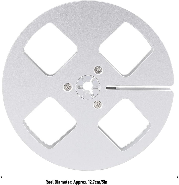 1/4 5 Zoll Leere Bandspule, 4 Loch Leerspule aus Aluminiumlegierung für NAGRA für Studer Take Up Ree