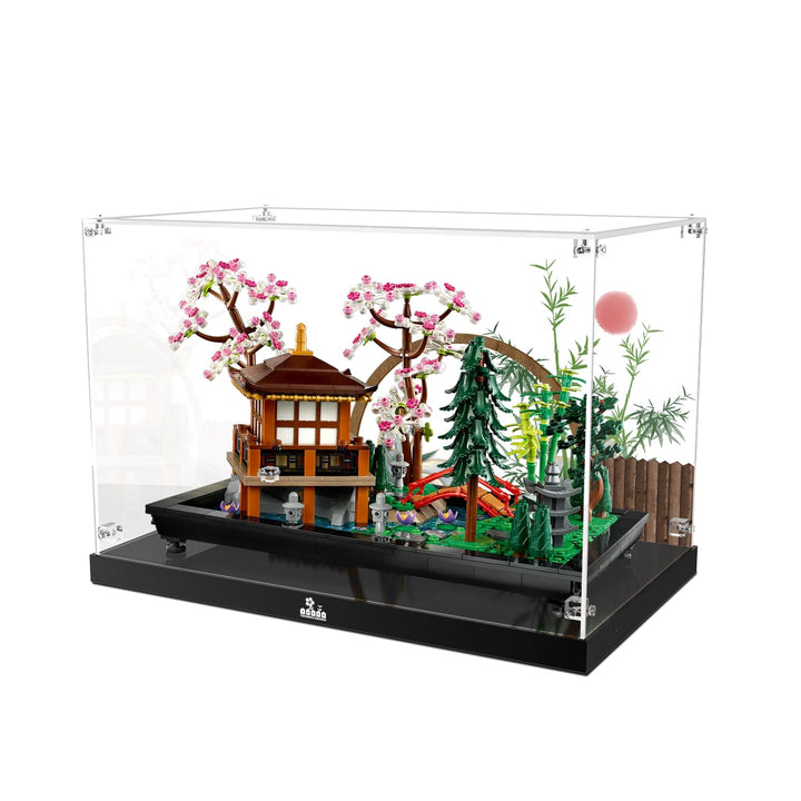 cooldac Acryl Vitrine für Lego 10315 Icons Garten der Stille, Staubdicht Transparent Universal Vitri