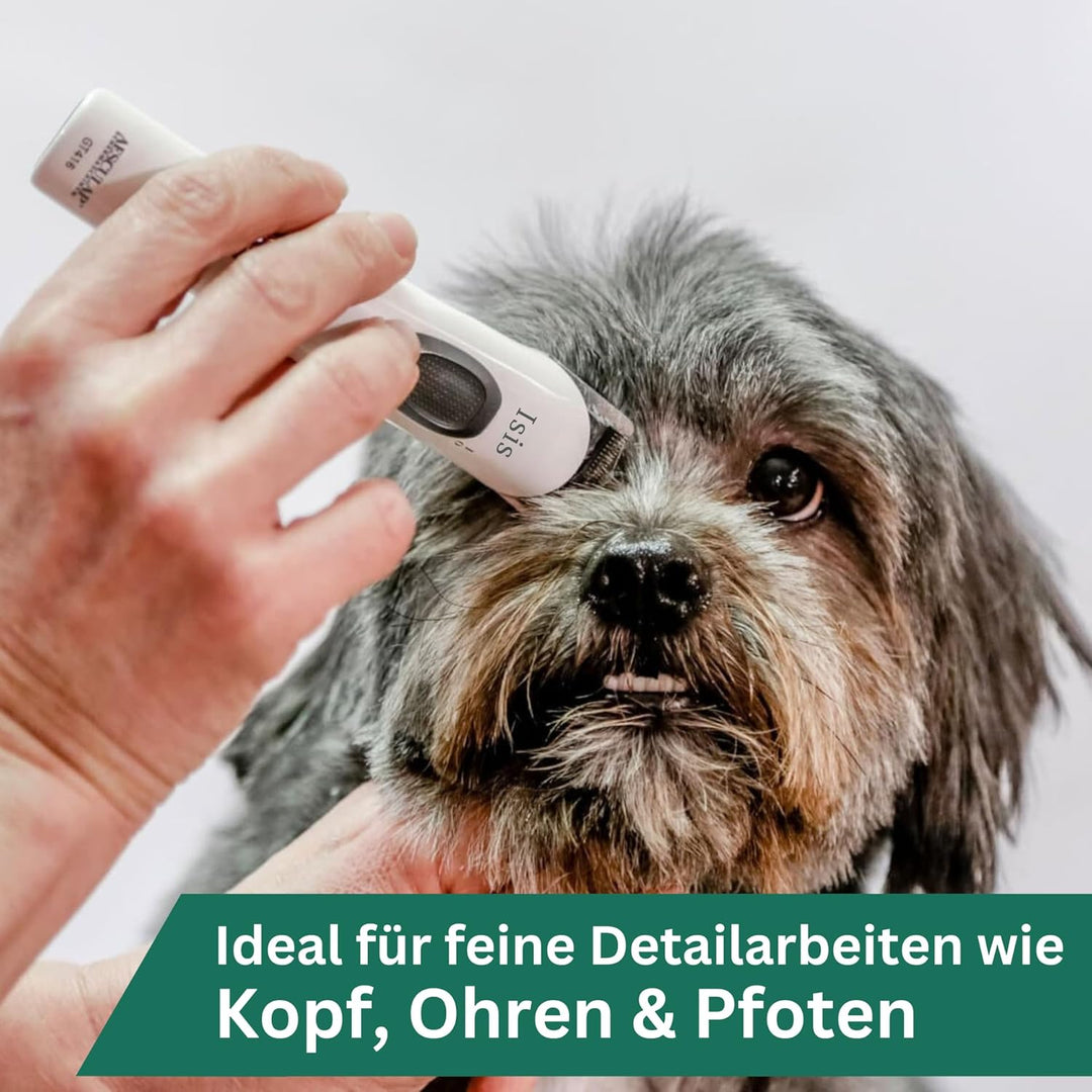 Agrarzone Edition Aesculap Isis Hundeschermaschine - Inklusive Ersatz Scherkopf - Pfotentrimmer leis