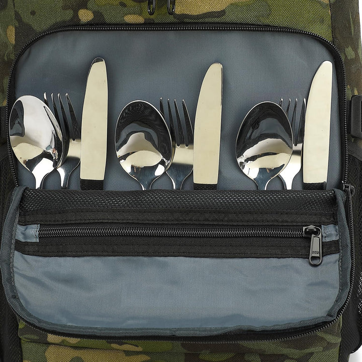 Kalesi Kühlrucksack 36 Dosen Leichter Isolierter Rucksack Kühler Auslaufsicher Reise Camping Mittage
